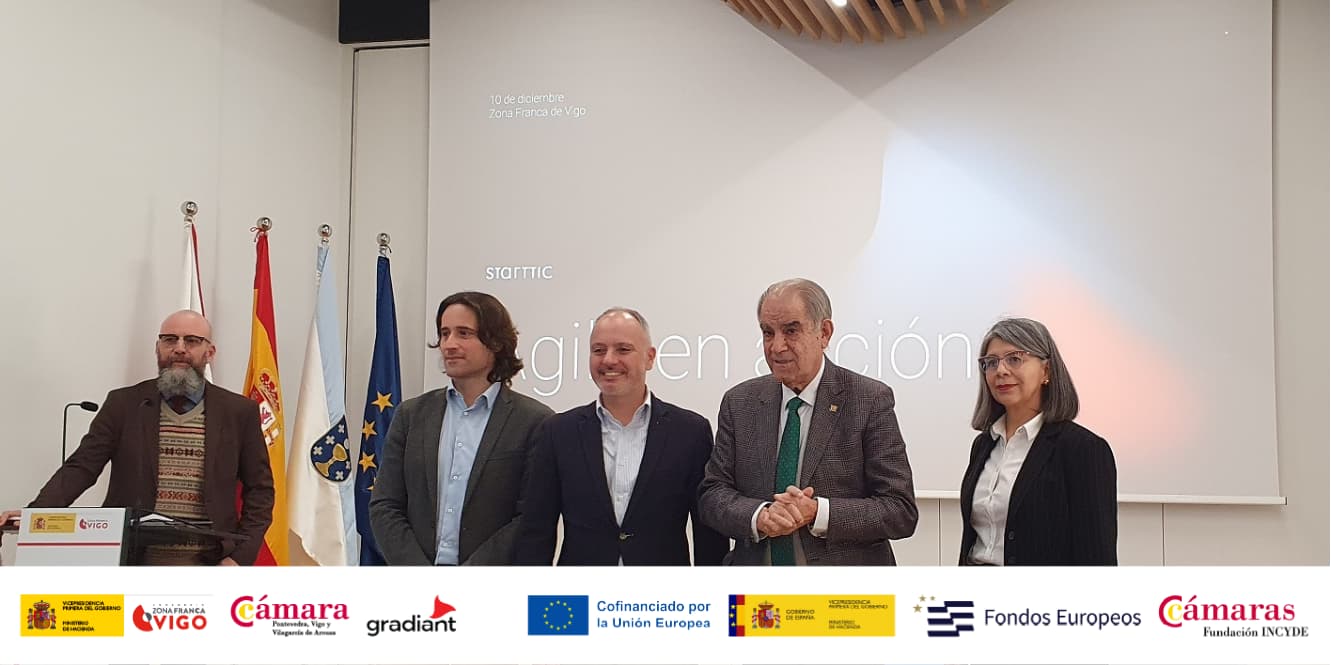 Gradiant y la Cámara se unen a startTIC, nueva incubadora TIC impulsada por la Zona Franca de Vigo